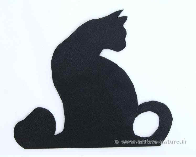 Deco chat  noir joueur