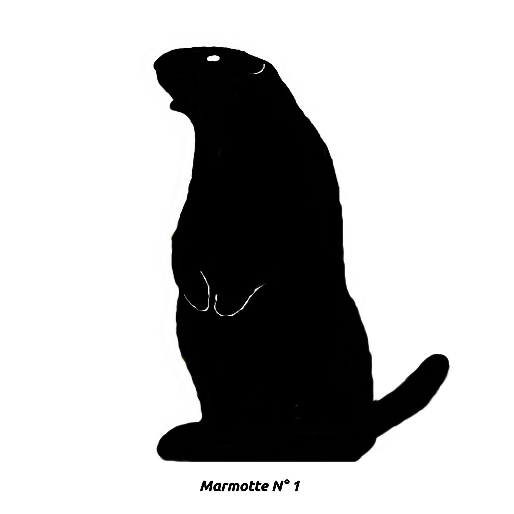 Marmotte en métal N°1