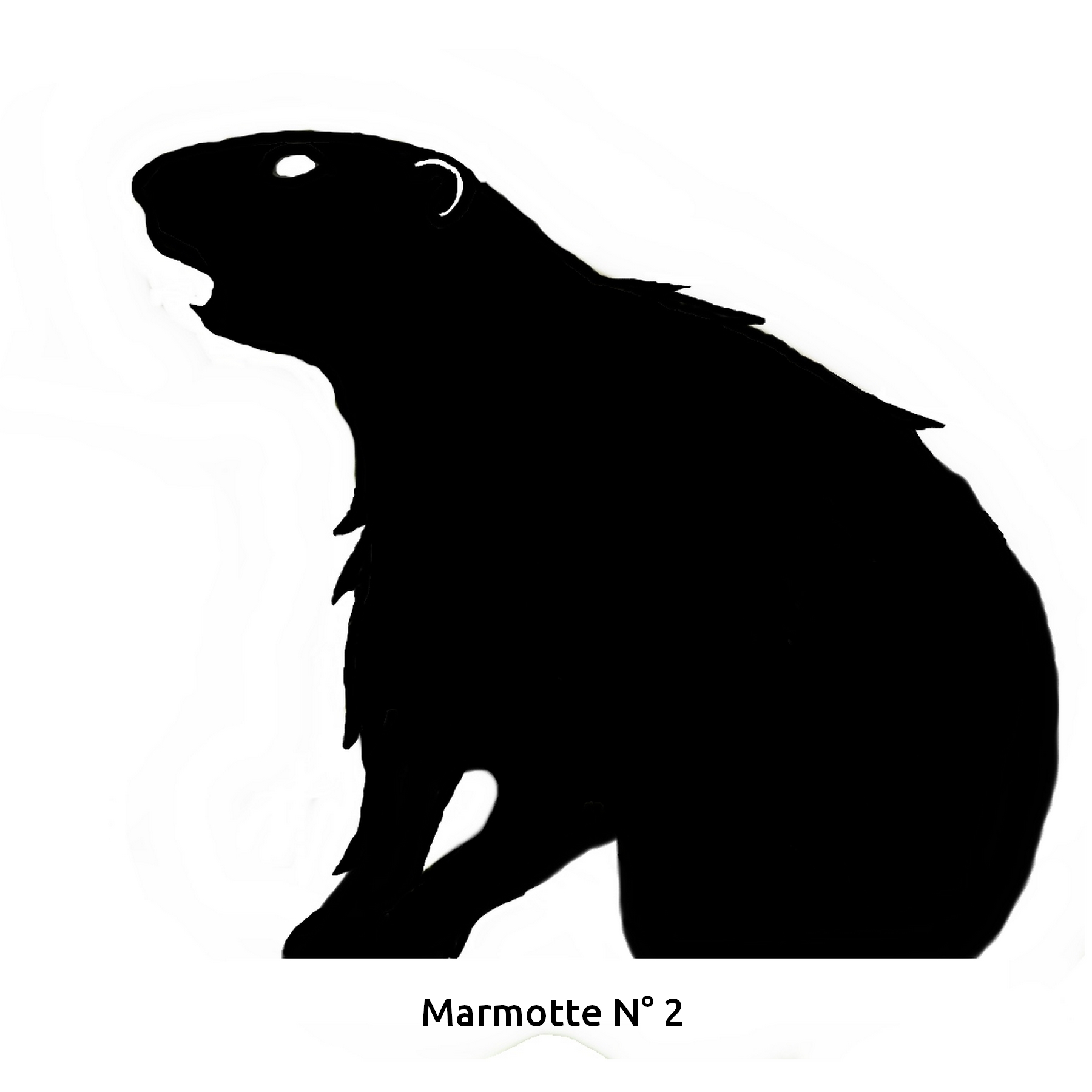 Marmotte en métal N°2