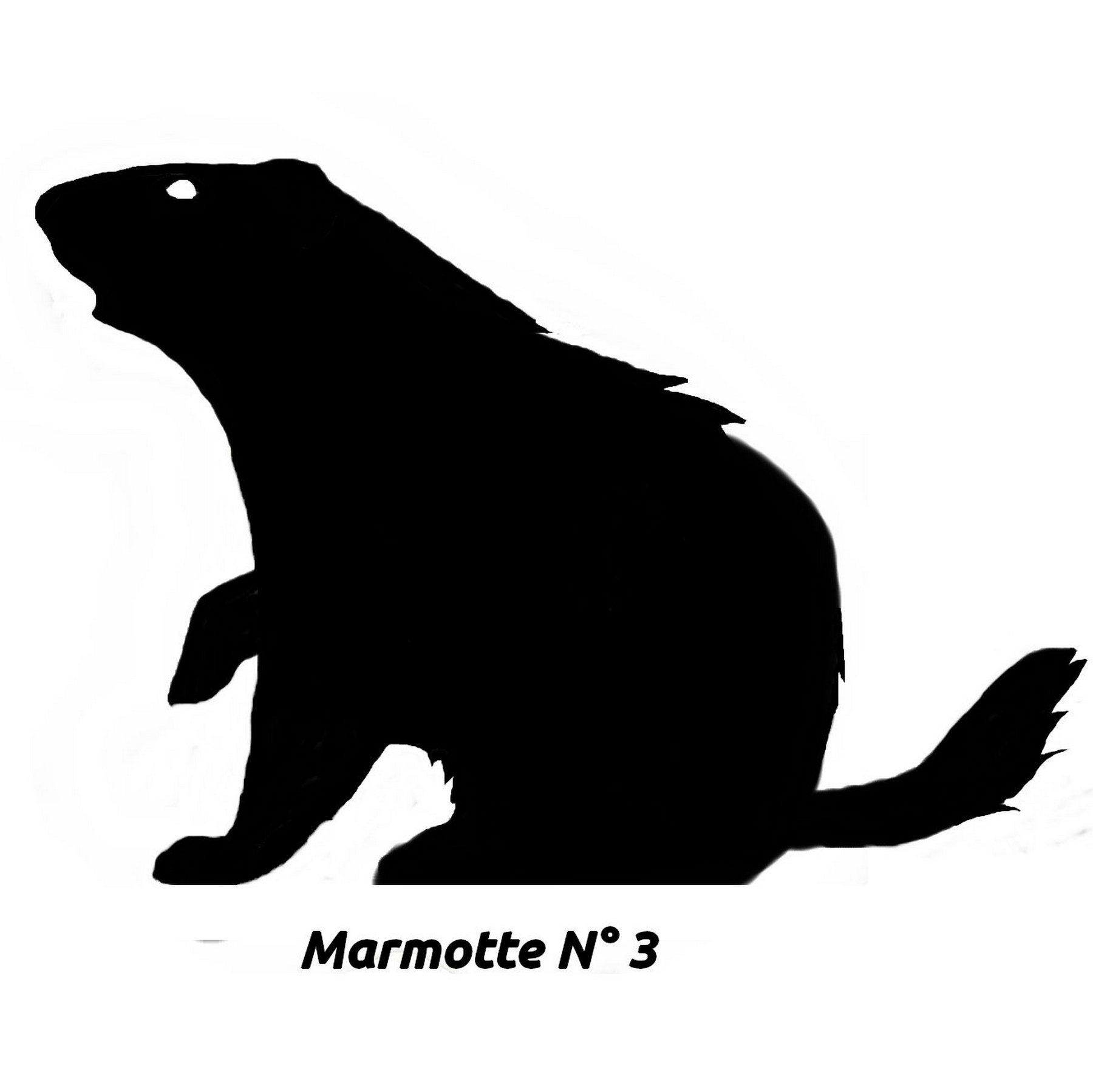 Marmotte en métal N°3