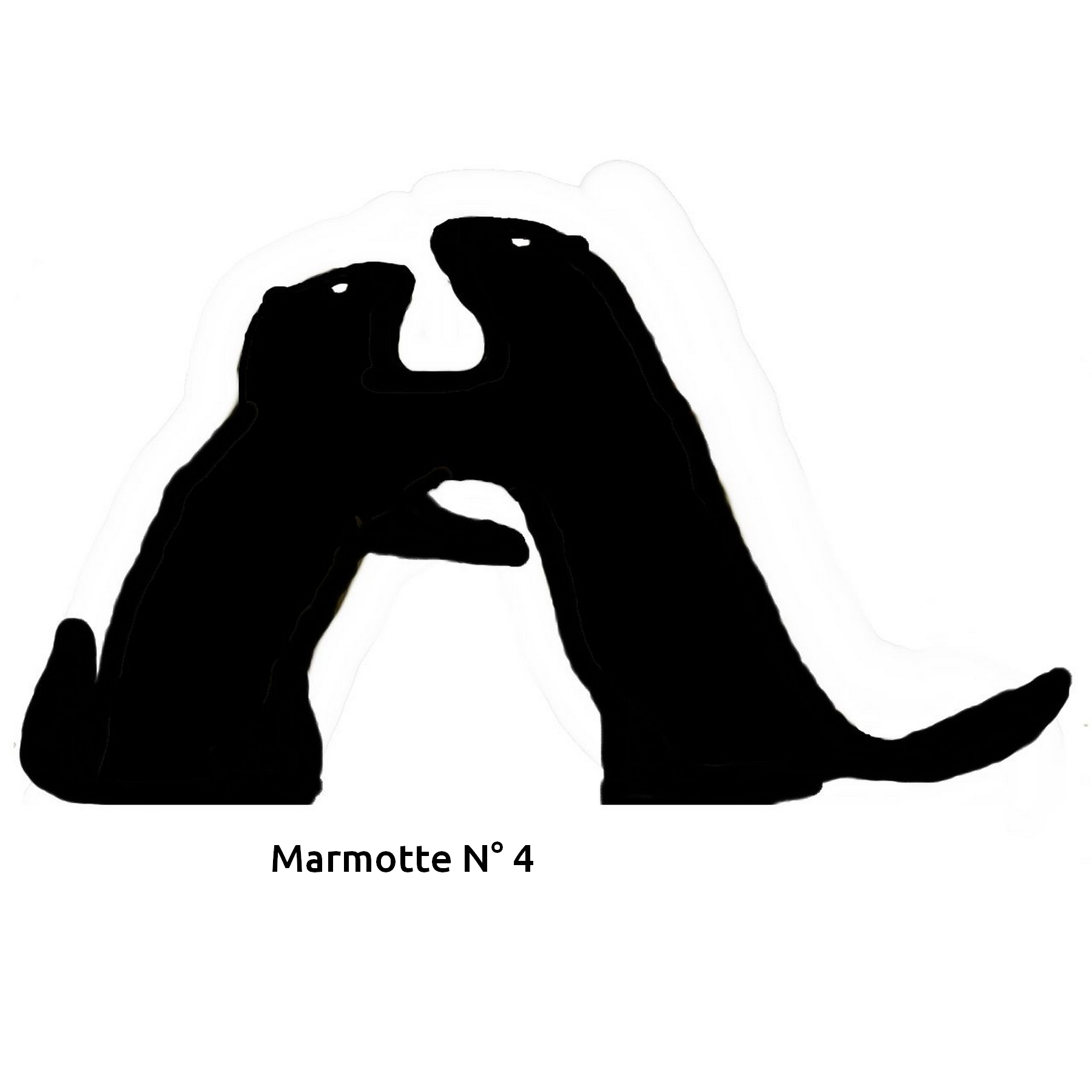 Marmotte en métal N°4